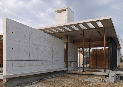 Une architecture contemporaine en béton